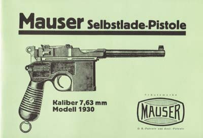 Mauser-Selbstladepistole, Kal. 7,63 mm, Modell 1930 (C96)