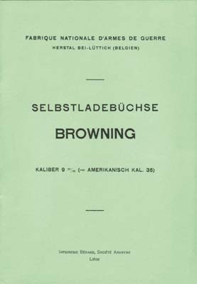 Selbstladebüchse Browning Kal. 9 mm