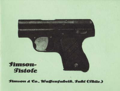 Simson-Pistole, Kal. 6,35 mm