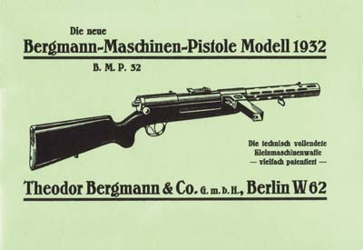Bergmann-Maschinenpistole, Modell 1932