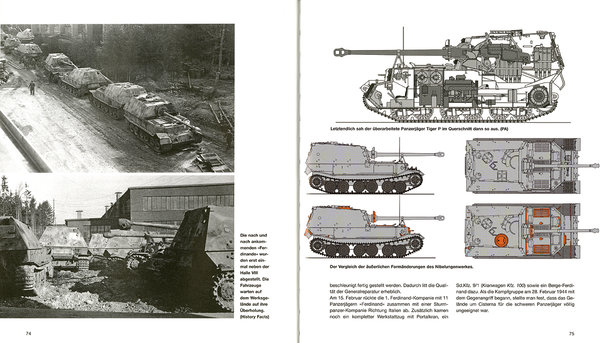 Der Panzerjäger FERDINAND, Panzerjäger Tiger (P), Porsche Typ 131
